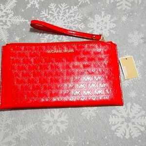 Michael Kors Red Clutch